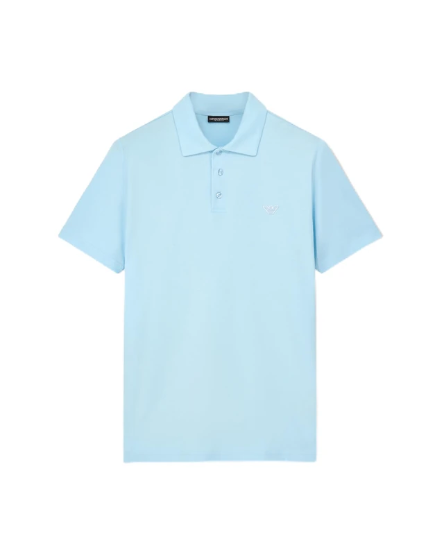 EMPORIO ARMANI Men's Essential Polo Blue XL