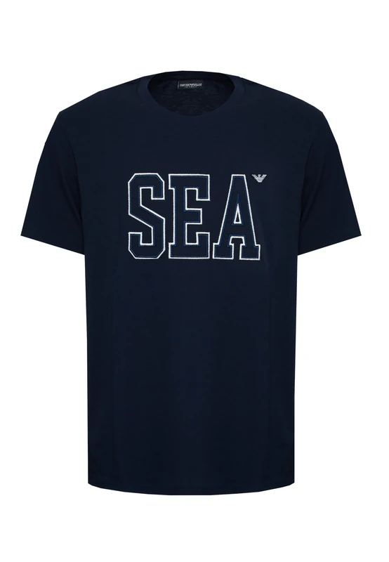 Men's SEA Capsule Crew Neck T-Shirt Blue M