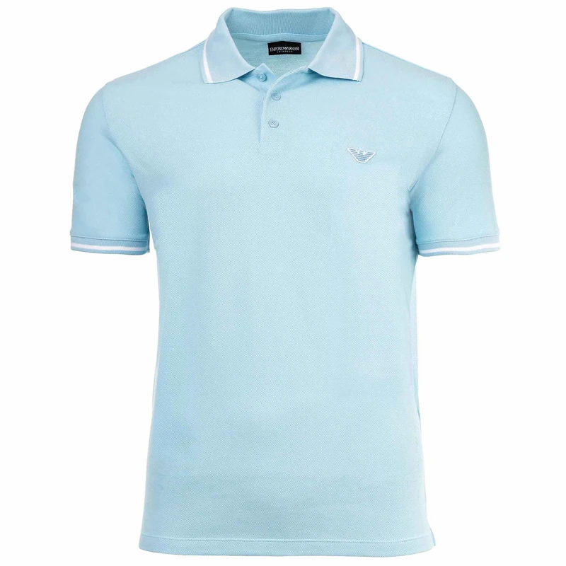 Emporio Armani Men's Essential Polo Blue M