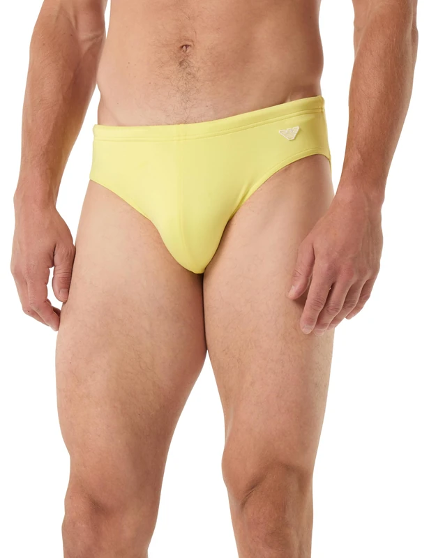 EMPORIO ARMANI Men's Essential Brief Yellow M