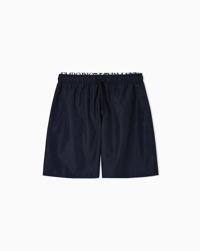 Emporio Armani Men's Logoband Bermuda Black S - Image 1