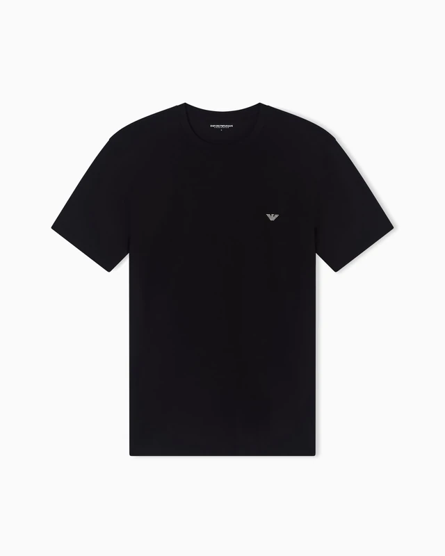 Emporio Armani Men's Soft Modal Crew Neck T-Shirt - Black L