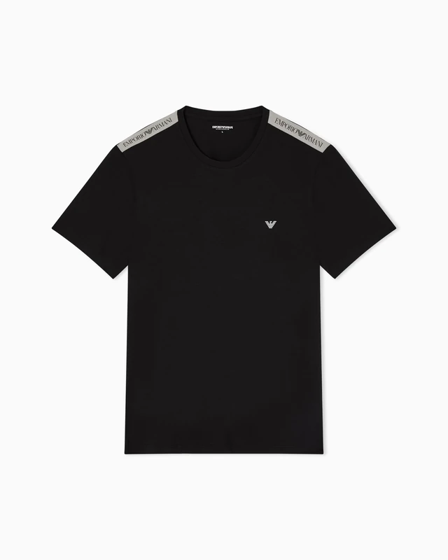 Men's CORE Logoband Crew Neck T-Shirt Black S