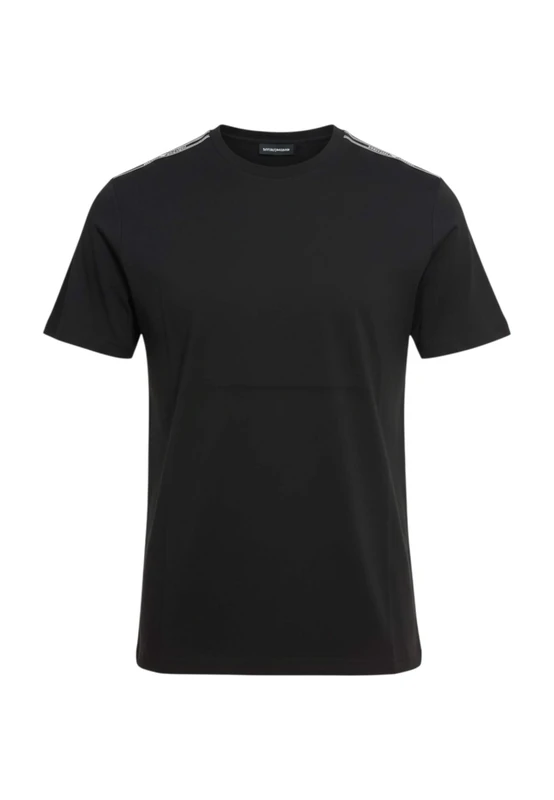 Men's Bold Logo Crew Neck T-Shirt Black XL