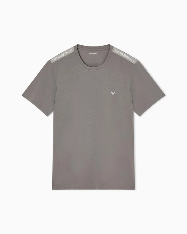 Men's CORE Logoband Crew Neck T-Shirt Grey L