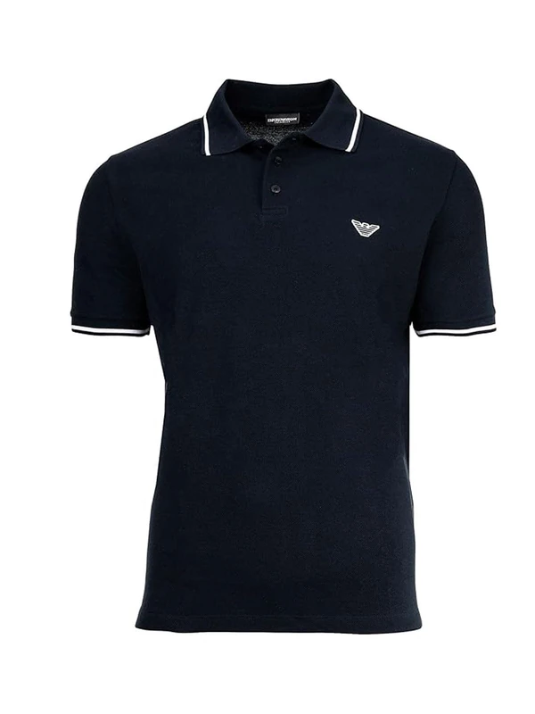 Emporio Armani Men's Essential Polo Blue L