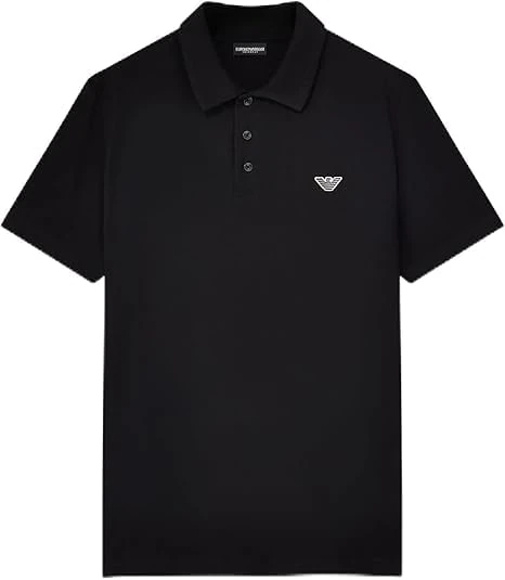 Emporio Armani Men's Essential Polo Black L