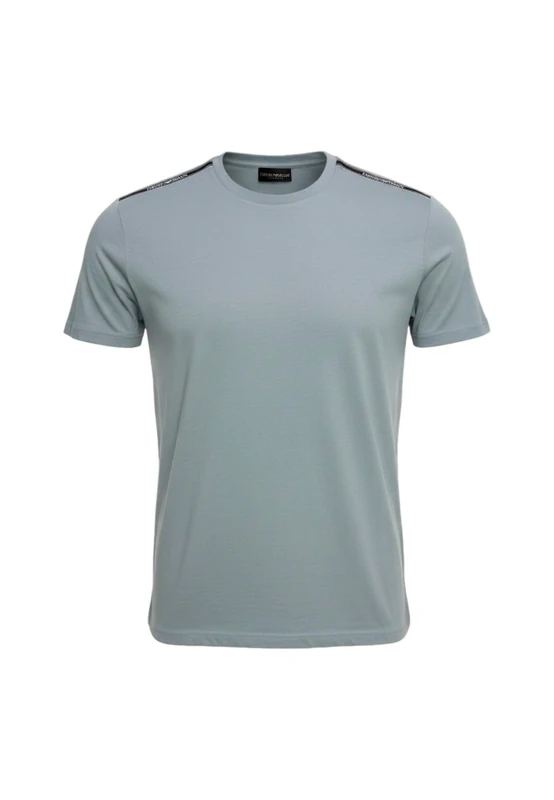 Men's LOGOTAPE Crew Neck T-Shirt Blue XXL