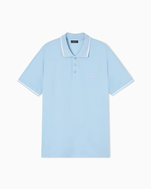 Emporio Armani Men's Essential Polo Blue XL