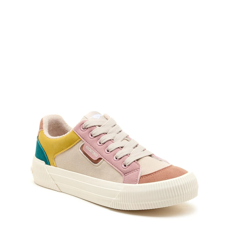 Rocket Dog Women's Cheery Sneaker, Natural Combo, 4 UK