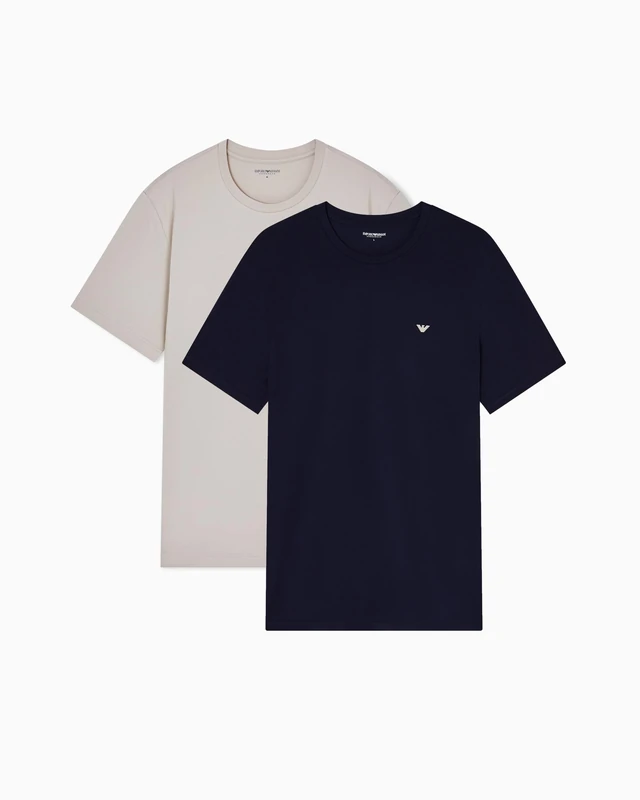 Men's Endurance 2-Pack Crew Neck T-Shirt Beige M