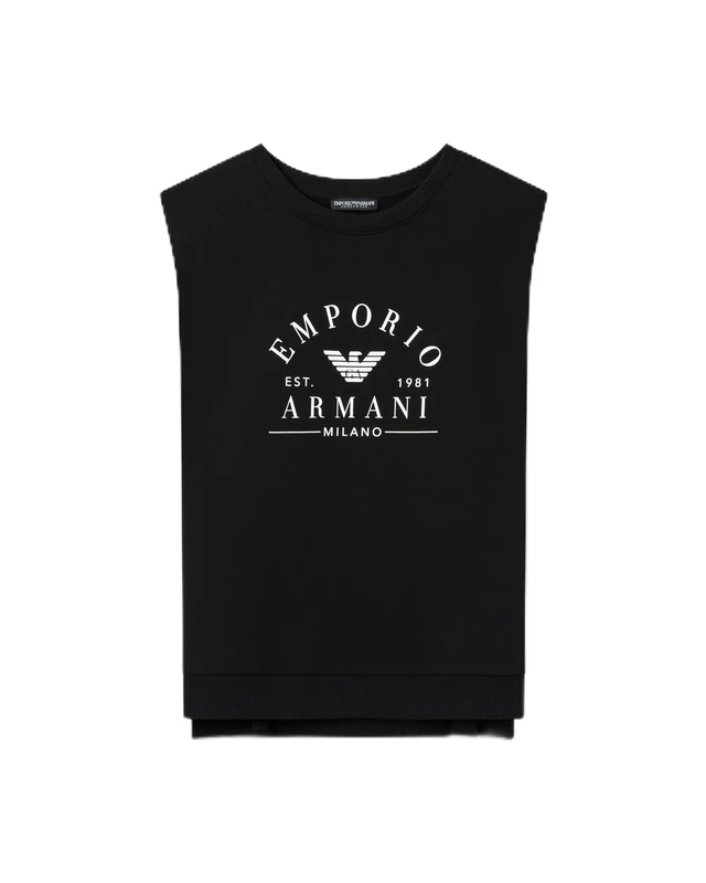 Emporio Armani Women's Iconic Terry Sweatshirt Black XL