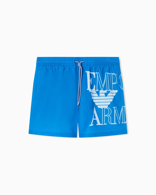 Emporio Armani Men's LOGOTAPE Boxer Blue XL