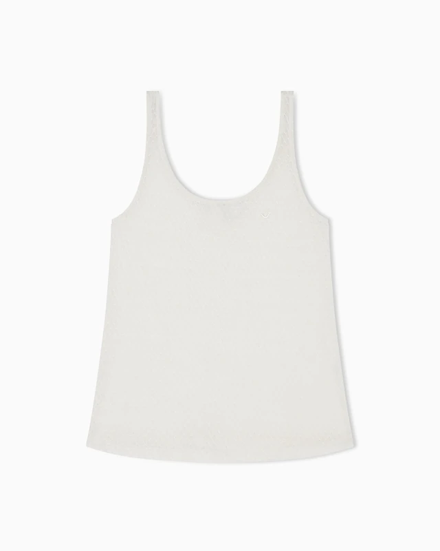 EMPORIO ARMANI Women's Knit Tank Beige L