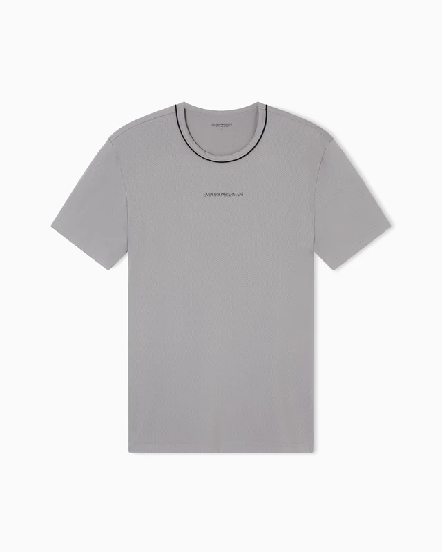 Men's UNDERLINED Logoband Crew Neck T-Shirt Grey S