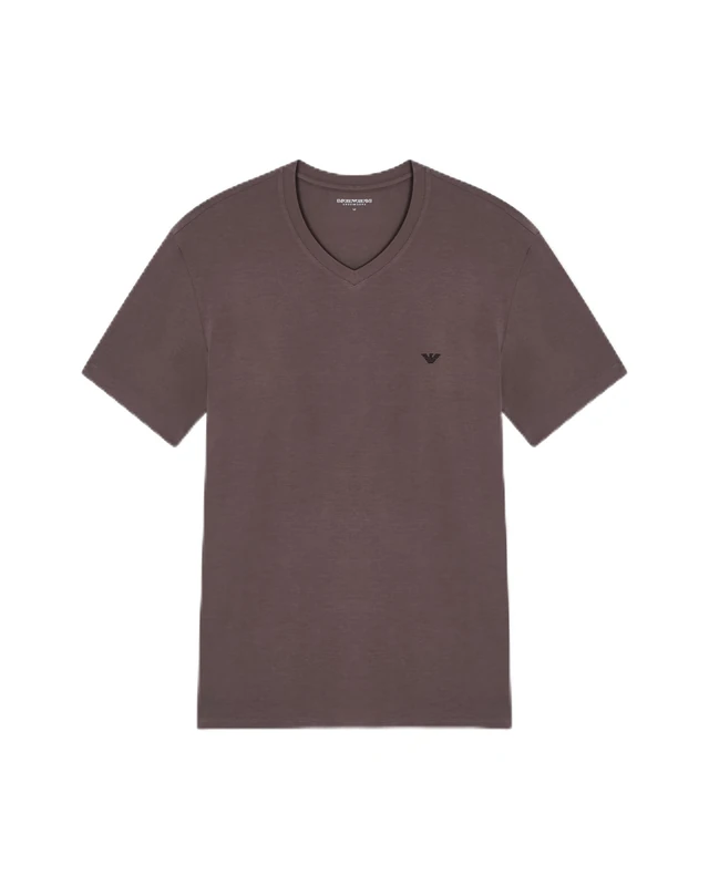 Men's Soft Modal Crew Neck T-Shirt Grey L - Image 1