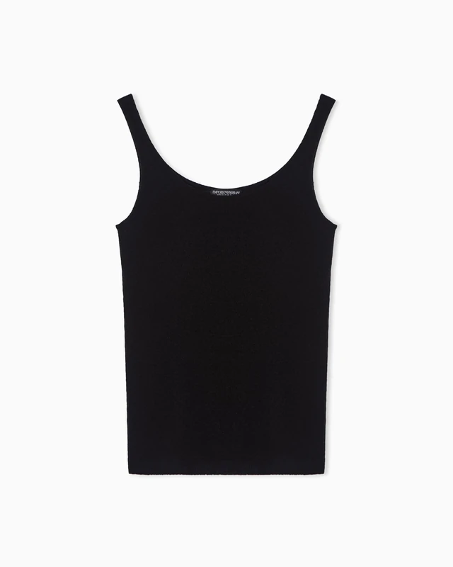 EMPORIO ARMANI Women's Knit Tank Black L