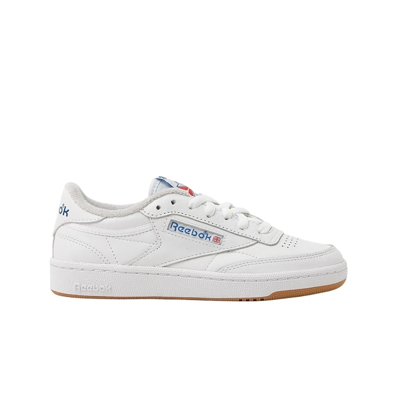 Reebok Men's Club C 85 Trainers, FTWRWHITE/Blue/Gum, 35 EU