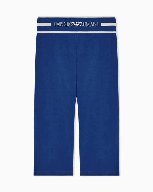 Emporio Armani Women's Everyday Cotton Pants Blue L