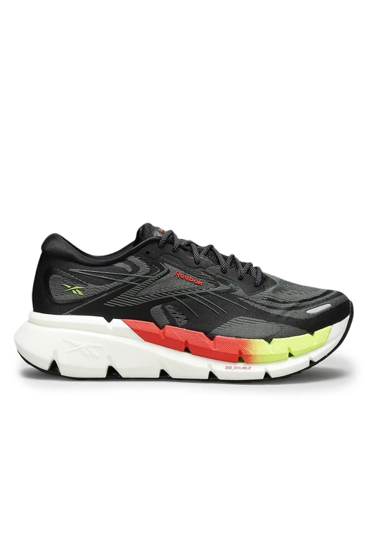 Reebok Men's Floatzig Double Trainers, Black/Red, 48.5 EU