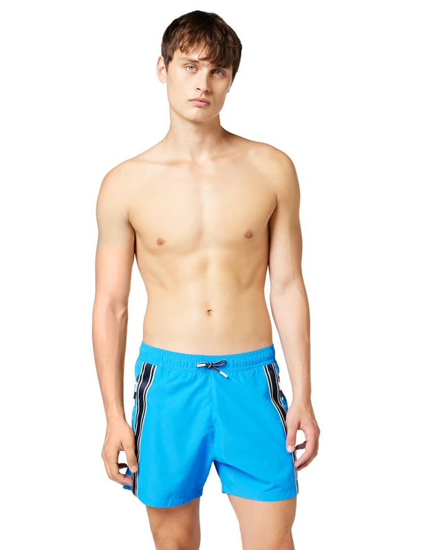 Emporio Armani Men's LOGOTAPE Boxer Blue M