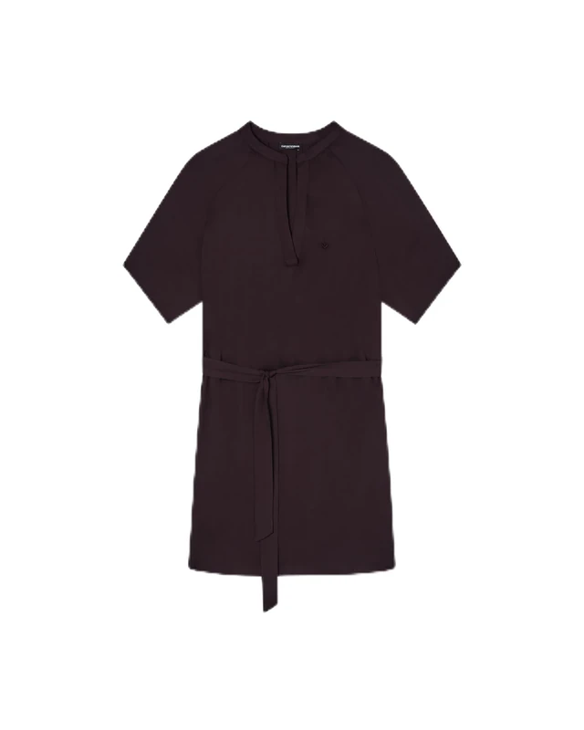 EMPORIO ARMANI Women's KNIT SHORT DRESS Black M