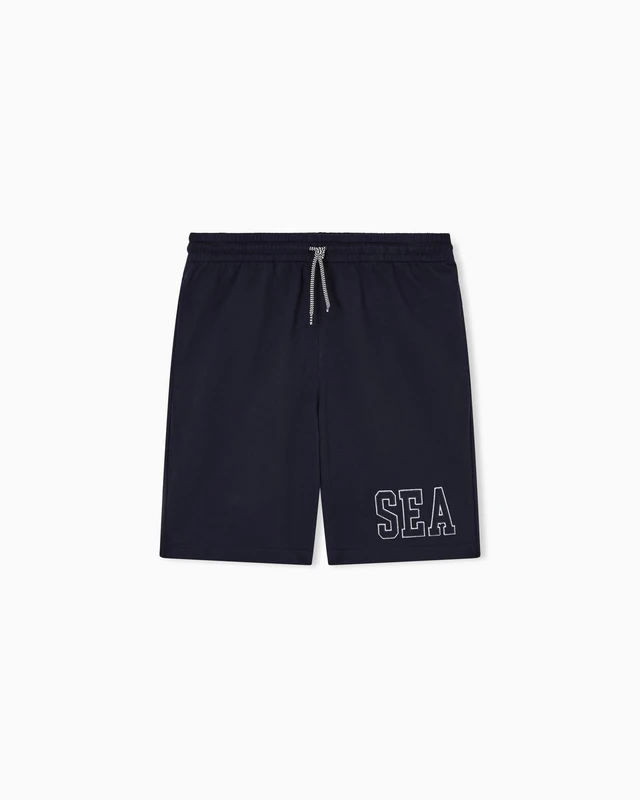 Emporio Armani Men's SEA Capsule Bermuda Blue L