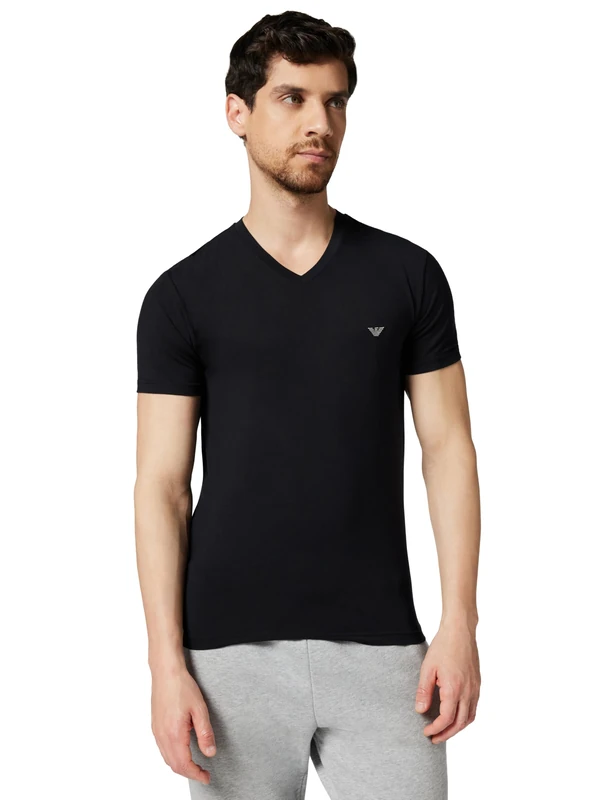 Men's Soft Modal Crew Neck T-Shirt Black S