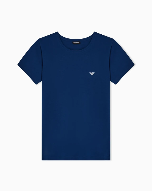 Women's Everyday Cotton Crew Neck T-Shirt Blue M