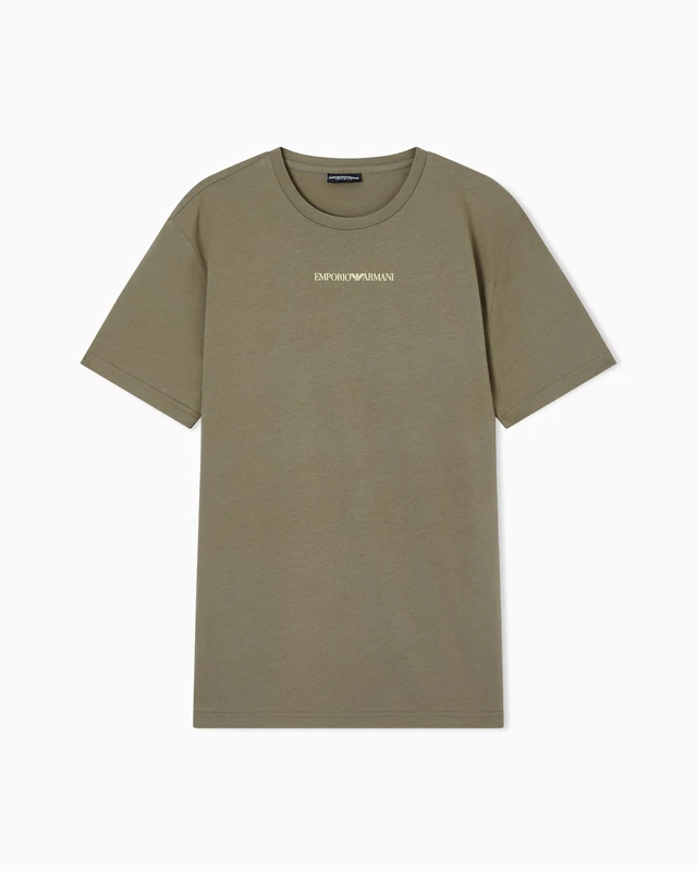Men's Cards Prints Crew Neck T-Shirt Green XXL