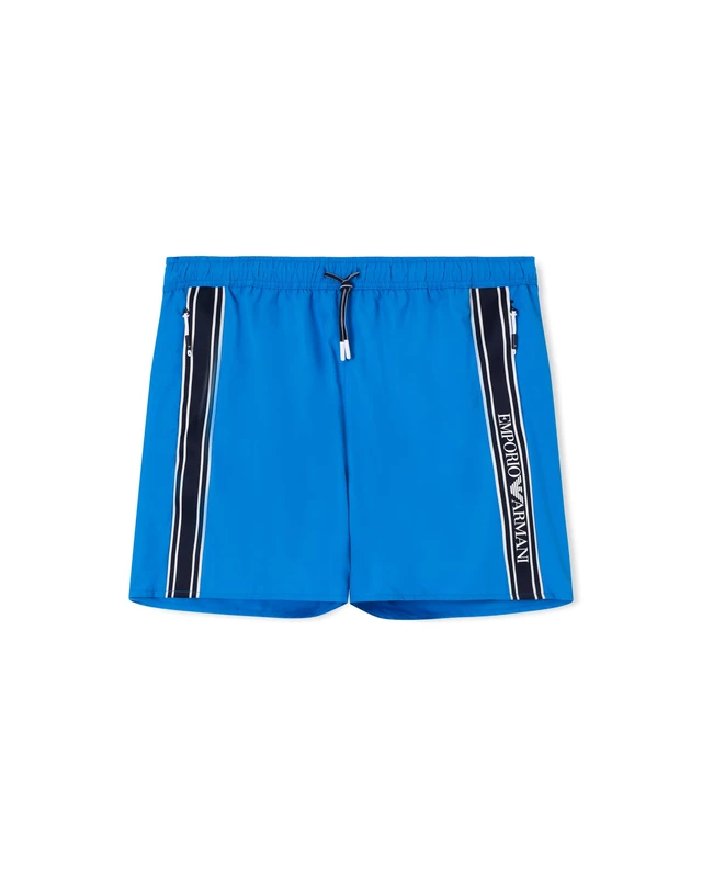 Emporio Armani Men's LOGOTAPE Boxer Blue S