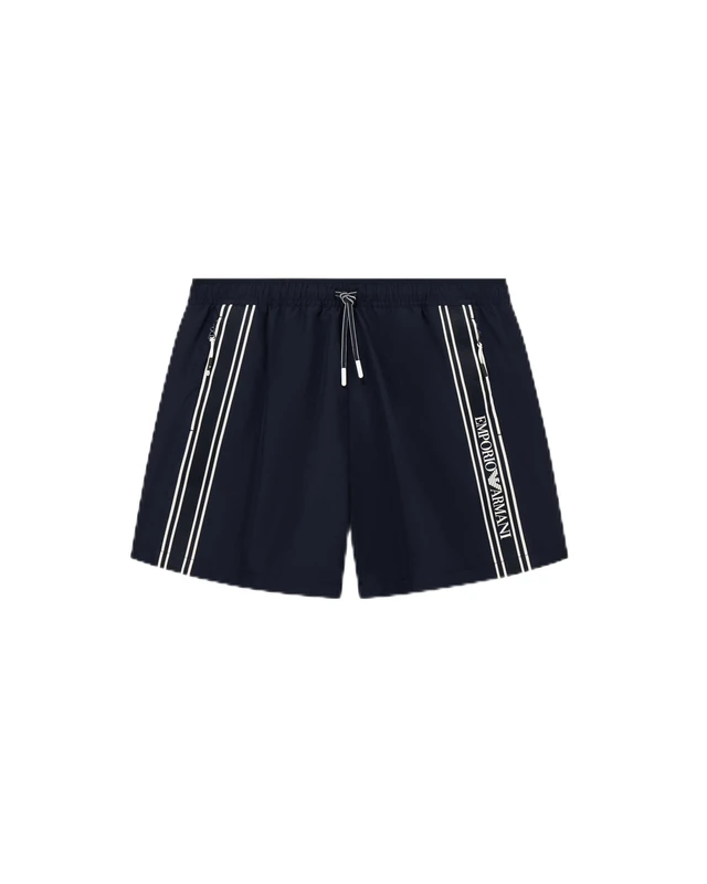 Emporio Armani Men's LOGOTAPE Boxer Blue L - Image 1