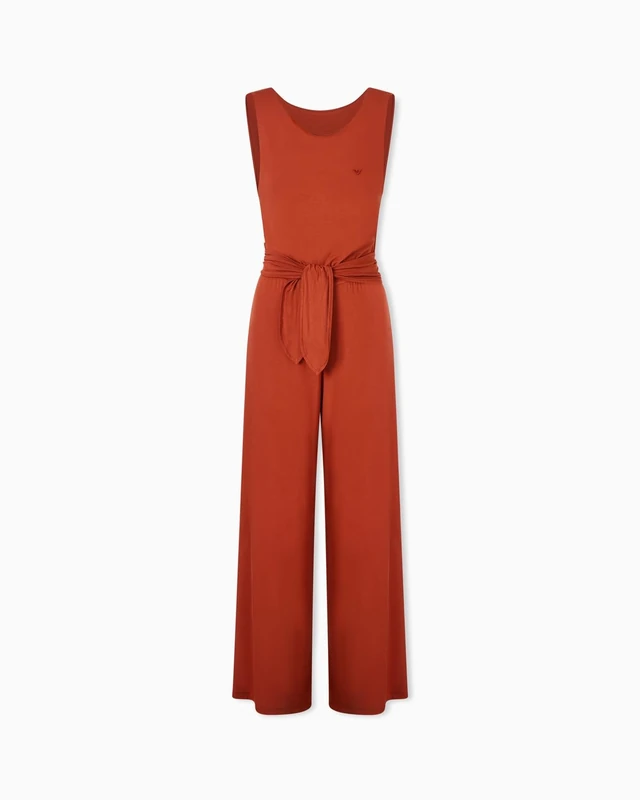 Emporio Armani Women's Viscose Jumpsuit Orange S