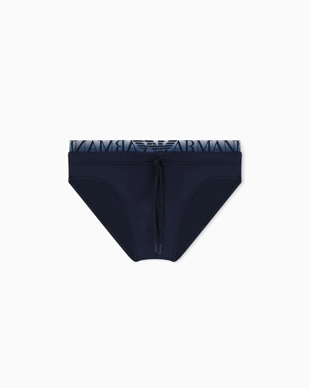 EMPORIO ARMANI Men's Logoband Brief Blue L
