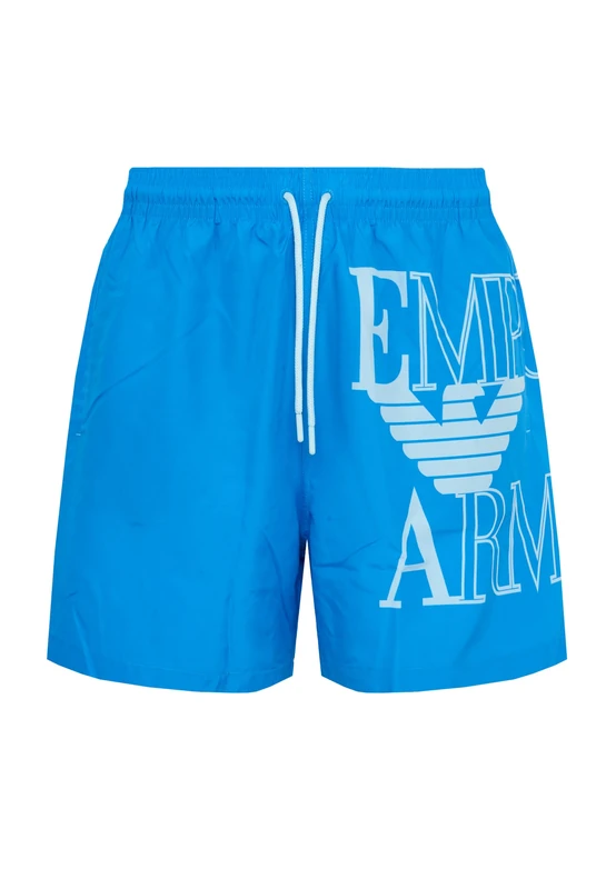 Emporio Armani Men's Bold Logo Boxer Blue XL