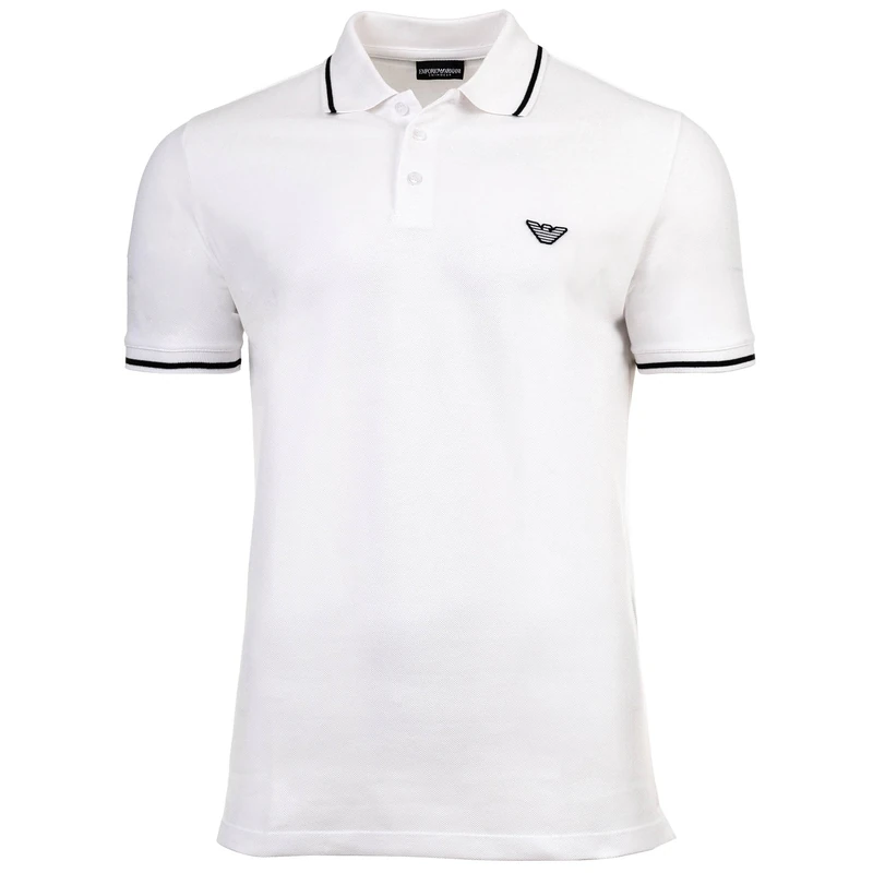 Emporio Armani Men's Essential Polo White XL