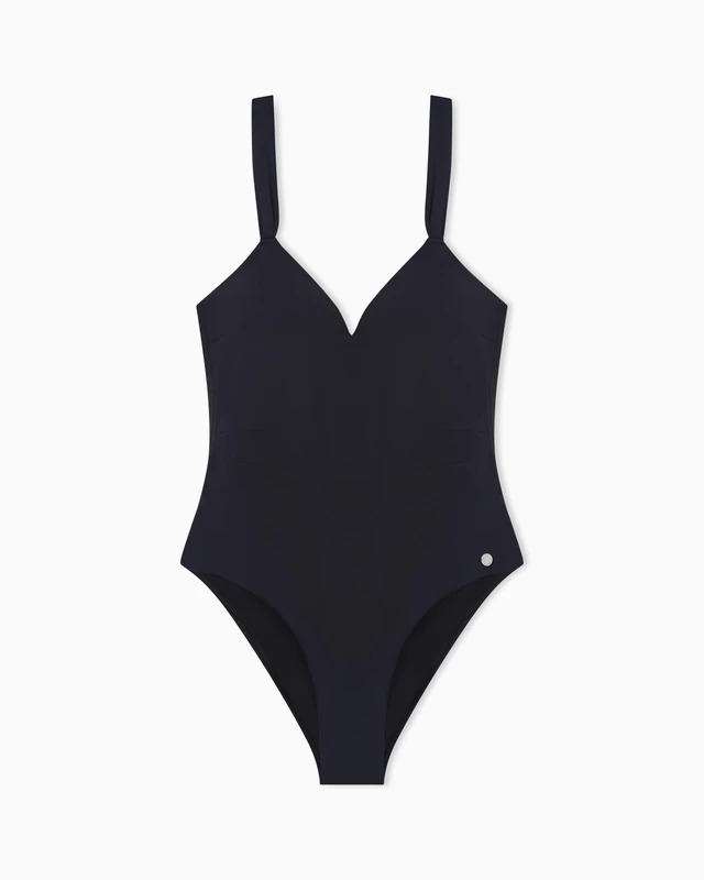 EMPORIO ARMANI Women's Lycra ONE-Piece Swimsuit Black XS