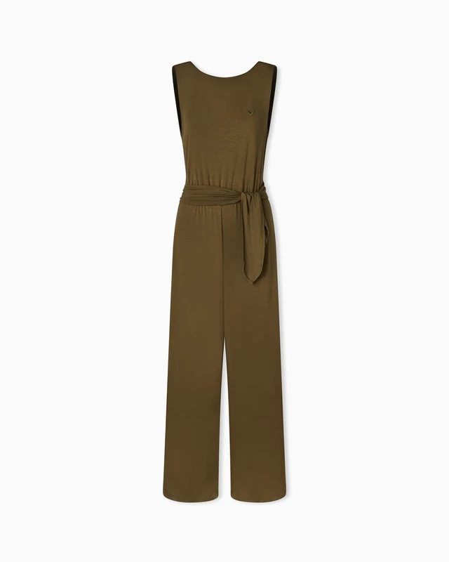 EMPORIO ARMANI Women's Viscose Jumpsuit Green XL