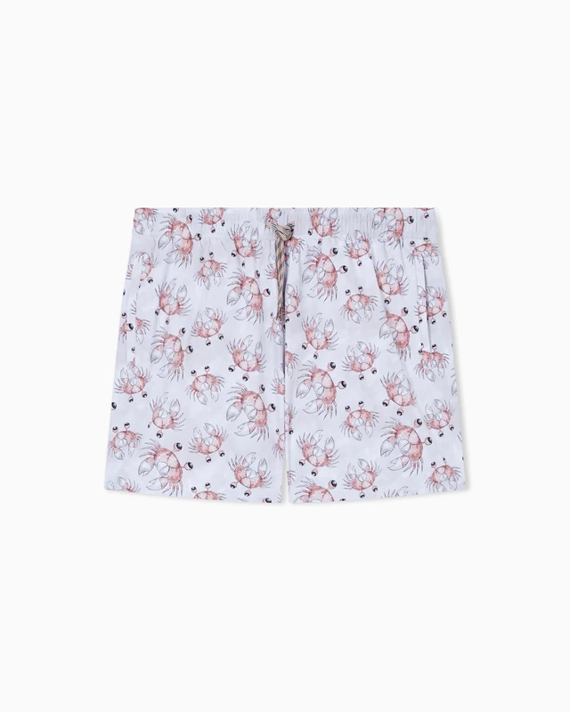 Emporio Armani Men's Animals Print Boxer Beige L