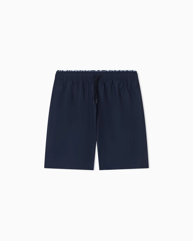 Emporio Armani Men's Logoband Bermuda Blue M - Image 1
