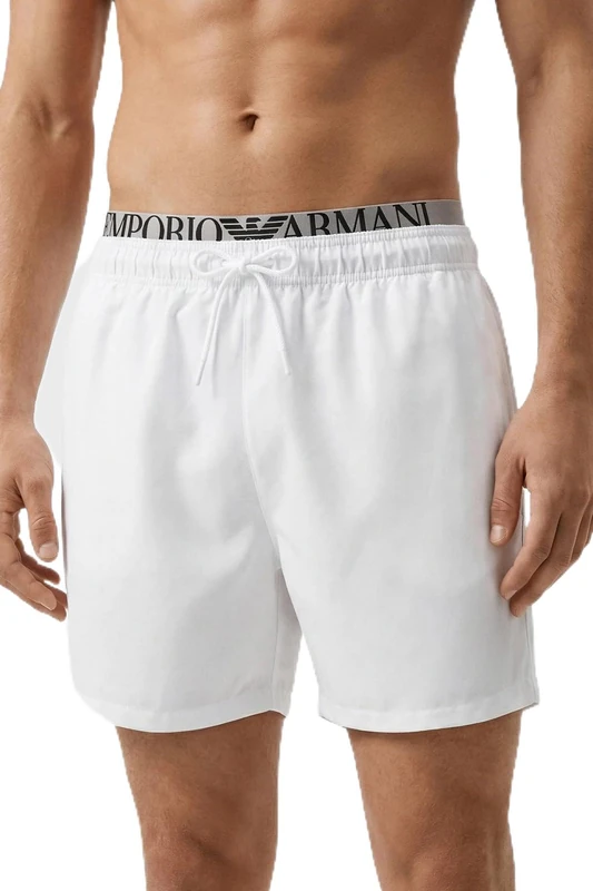 Emporio Armani Men's Logoband Boxer White XL - Image 1