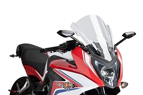 Puig 7595C Touring Windscreen Carbon-Look color with advanced aerodynamic design, resistant acrylic material with UV protection and elegant TÜV-certified finish for greater comfort and stability
