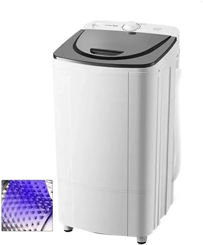 10kg Spin Dryer, Portable Spin Dryer Machine for Adult Child Student, 360° Blue Light Spin-Dryers for Clothes, 2800 RPM Gravity Drain Dryers, Only be Dried