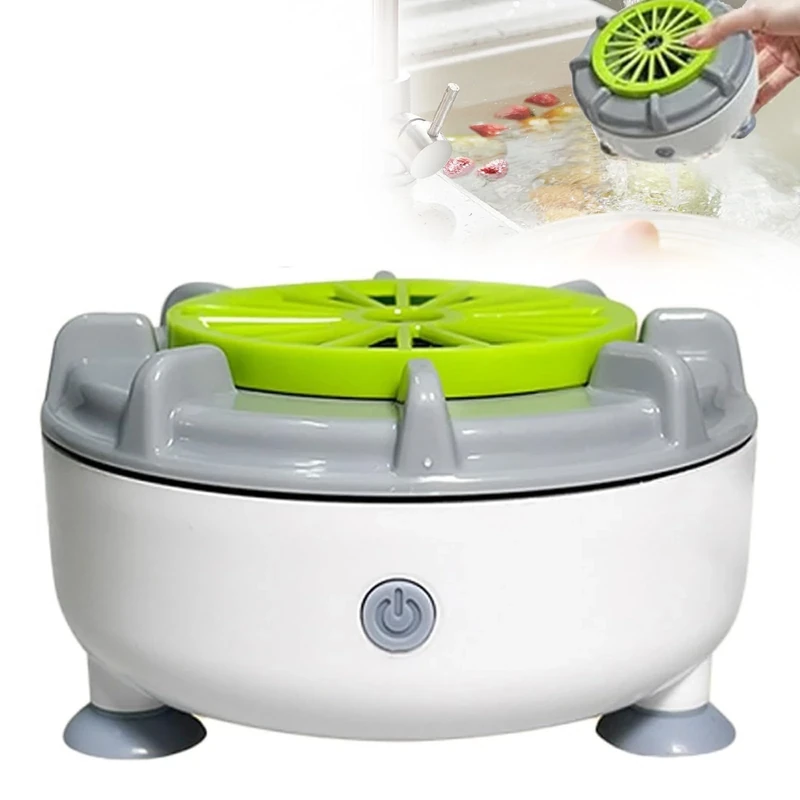Portable Vegetable & Fruit Cleaner Washer - Efficient Fruit and Vegetable Cleaning Washers, Automatic Self-Circulating Water System for Pesticide Removal,Automatic Fruit Washing Machine