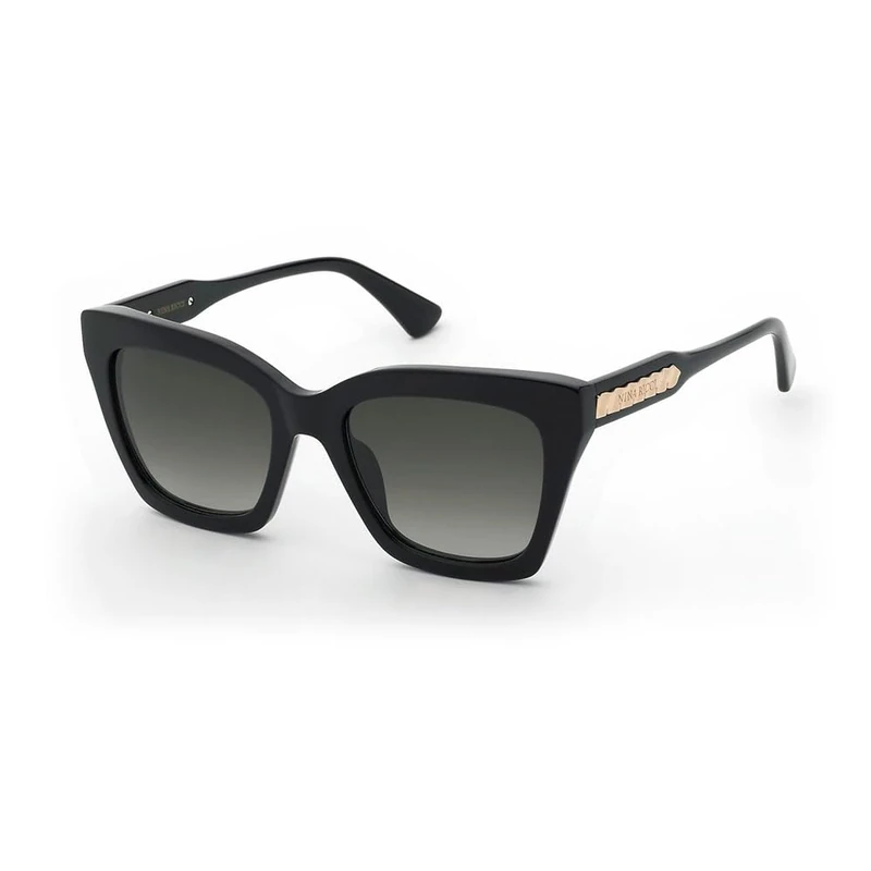 Nina Ricci Snr463 Sunglasses, Black (Shiny Black), One Size