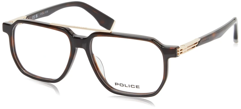 Police VPLR70 Sunglasses, Shiny Dark Havana, 48 Unisex