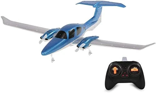 ZHANGXABN Diamond RC Airplane 550mm Wingspan Foam Hand Throwing Glider GD006 D2 2.4G 2CH Remote Control Drone DIY Kit for Kids Beginners Gift