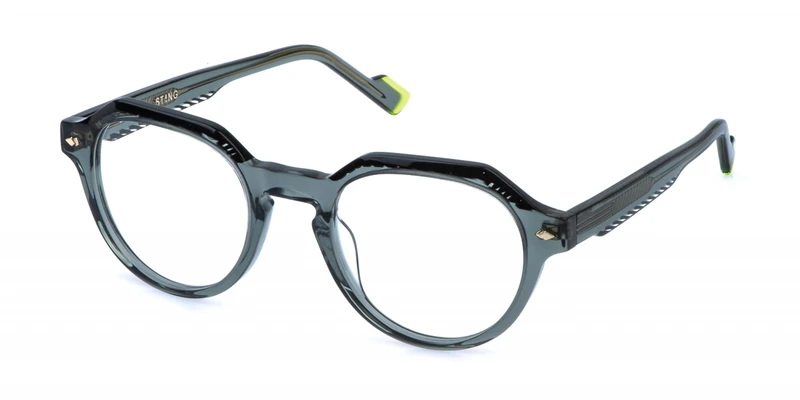 Sting Vst571v Sunglasses, Shiny Transp.Green, Regular