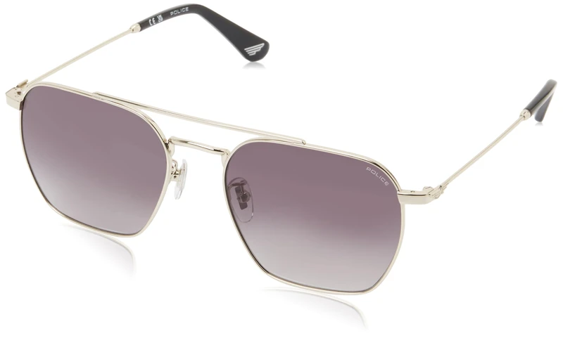 Police Splr72 Sunglasses, Shiny Full Palladium, Regular