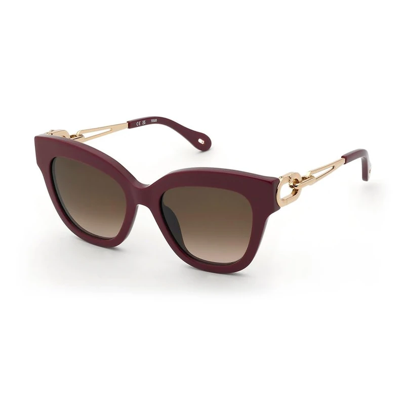 TOUS STOD04 Glasses, Bordeaux, Regular Unisex Adult